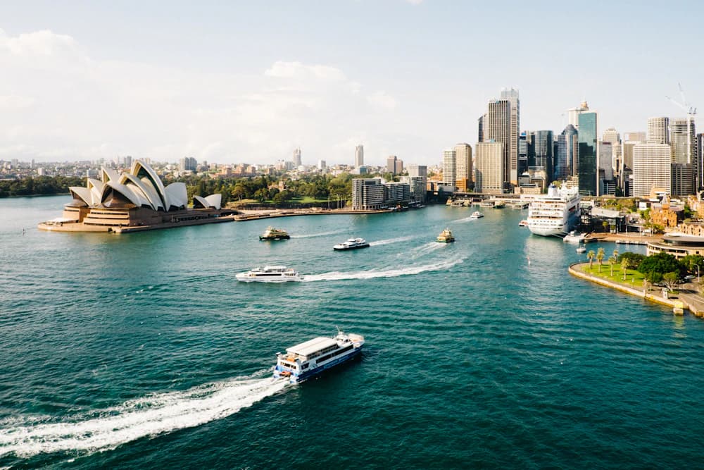 Sydney Harbour and the Opera House